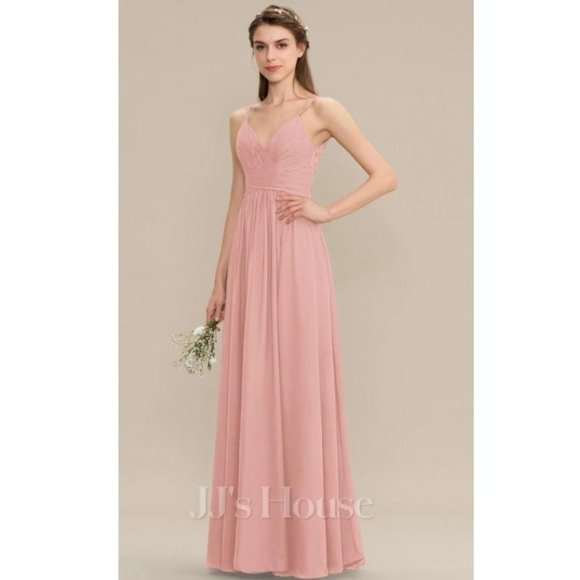 JJs House Dresses New Pink Blush Sz 2 Bridesmaid Formal Prom Lace